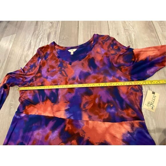 Terra & Sky plus size knee length dress size 2X - Picture 8 of 12